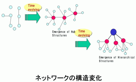 ネットワークの構造変化